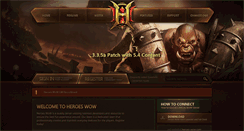 Desktop Screenshot of heroes-wow.com